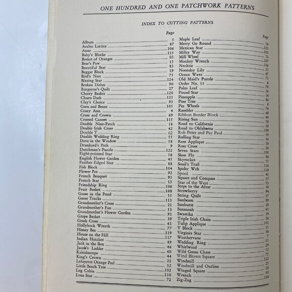 101 Patchwork Patterns Quilting Book By Ruby McKim - Picture 3 of 6